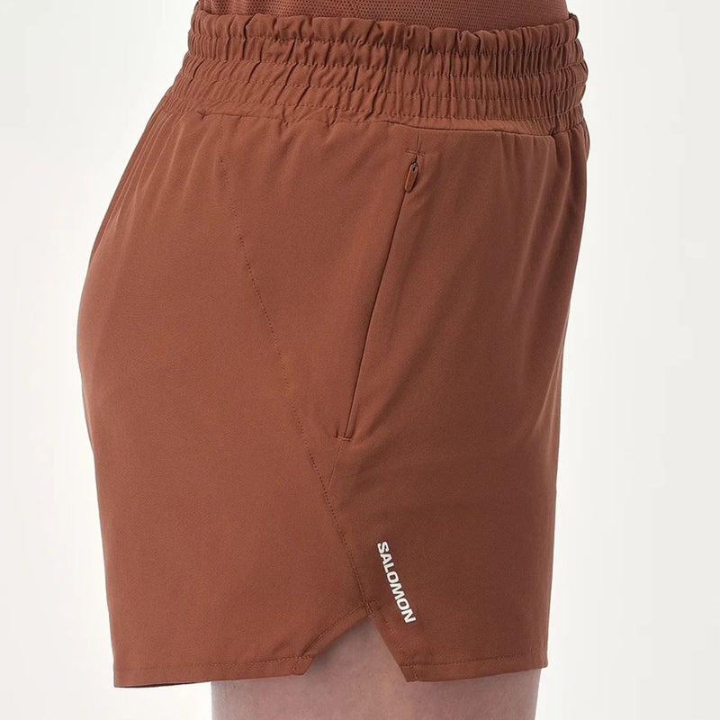 サロモンSALOMONランニングウェアボトムスショートハーフパンツ短パンSHAKEoutCORE4"LC2948600レディース女性26FA秋冬
