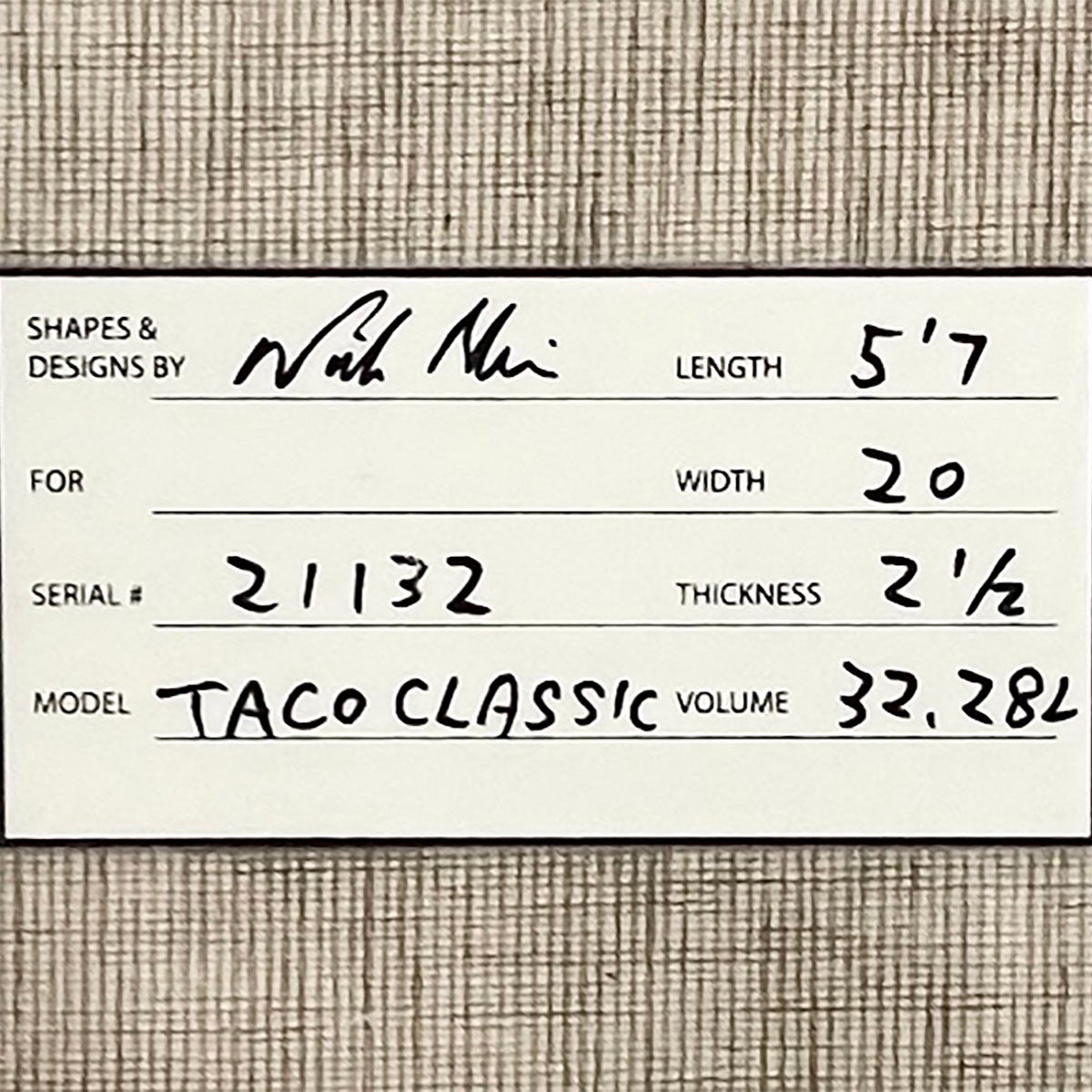ジョイスティックJOISTIKSURFBOARDSショートボードサーフィンサーフサーフボード板ショートボードTACOCLASSICFLAXEPS5.7JP21132TCSP