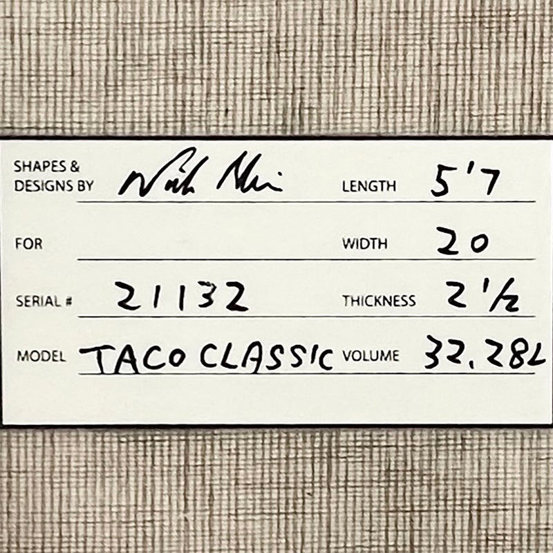 ジョイスティックJOISTIKSURFBOARDSショートボードサーフィンサーフサーフボード板ショートボードTACOCLASSICFLAXEPS5.7JP21132TCSP