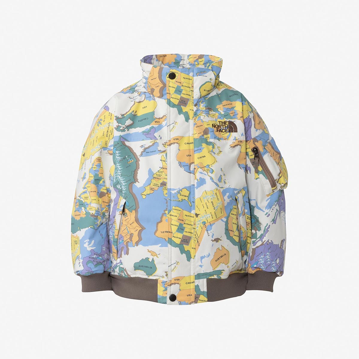 ザ・ノース・フェイスTHENORTHFACEスノボースノボスノーボードウェアジャケットノベルティウィンターボンバージャケットNST62609-ASジュニアキッズ子ども男の子女の子26-27