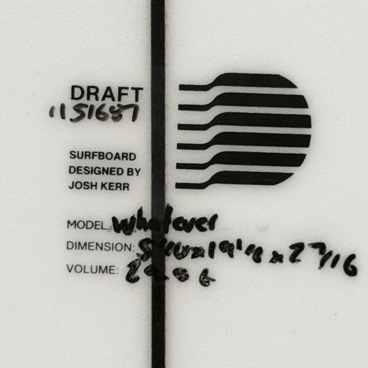 ドラフトDRAFTサーフィンサーフサーフボード板ショートボードWHATEVER2+1PUBLANKSエアブラシ1151687DRF