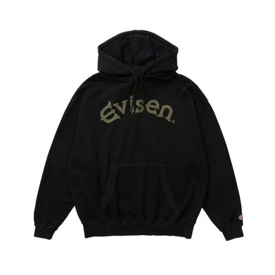 エビセンEVISENスケボースケートボードウェアスウェットパーカーUSEDARCHHOODIE26FW-SW08メンズ男性26FA秋冬