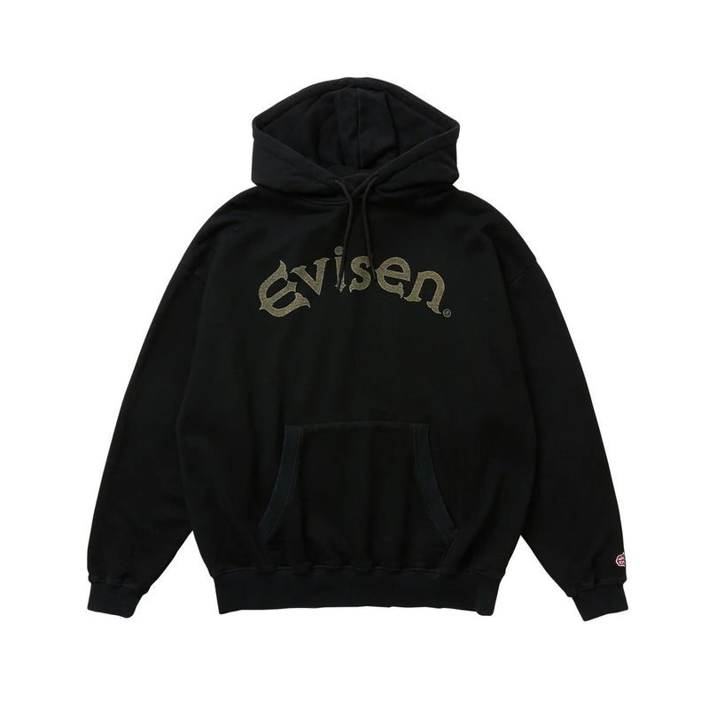 エビセンEVISENスケボースケートボードウェアスウェットパーカーUSEDARCHHOODIE26FW-SW08メンズ男性26FA秋冬