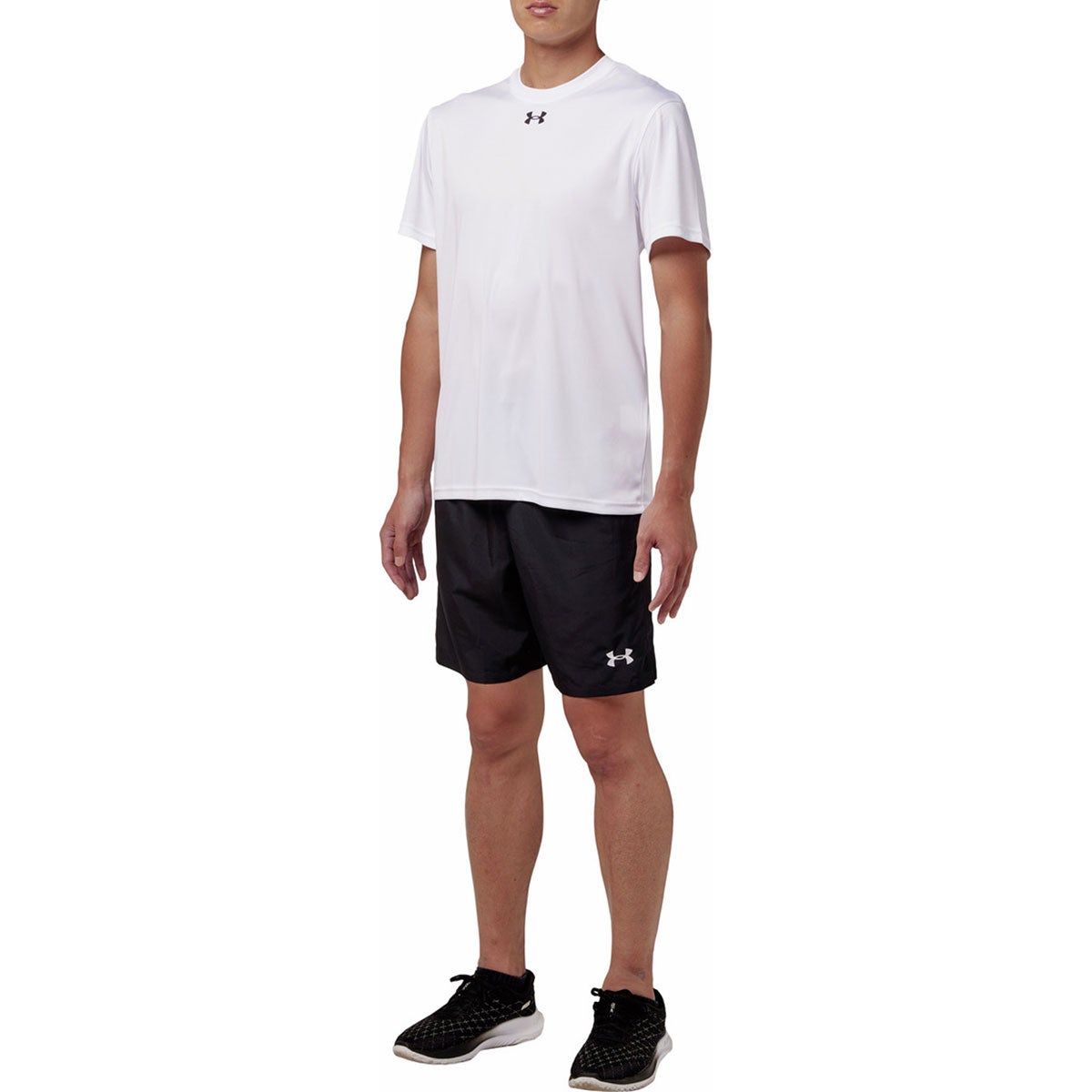 アンダーアーマーUNDERARMOURジムフィットネスヨガウェアボトムスショートハーフパンツ短パンUAチームウーブンショーツトレーニング1384778-001メンズレディースユニセックス26HO秋冬