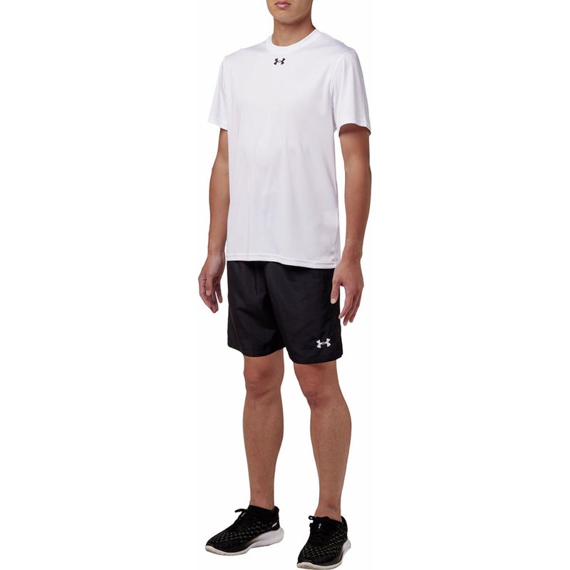 アンダーアーマーUNDERARMOURジムフィットネスヨガウェアボトムスショートハーフパンツ短パンUAチームウーブンショーツトレーニング1384778-001メンズレディースユニセックス26HO秋冬